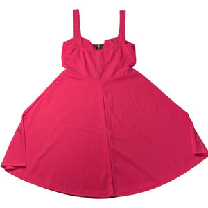 Quiz Red Dress Zipper Back Size 0-XS Please See Pics Scuba Skater Mini Dress